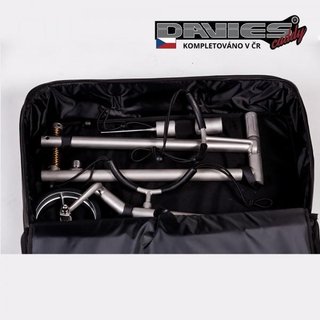 Davies Caddy Premium reistas (met accuvak), zwart