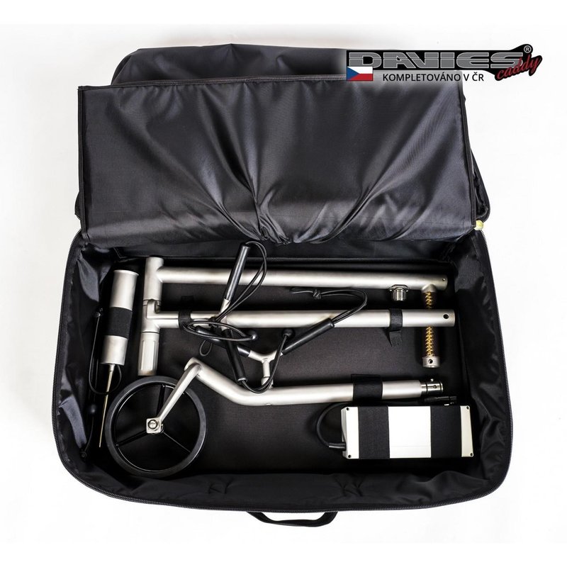 Davies Caddy Premium reistas (met accuvak), zwart