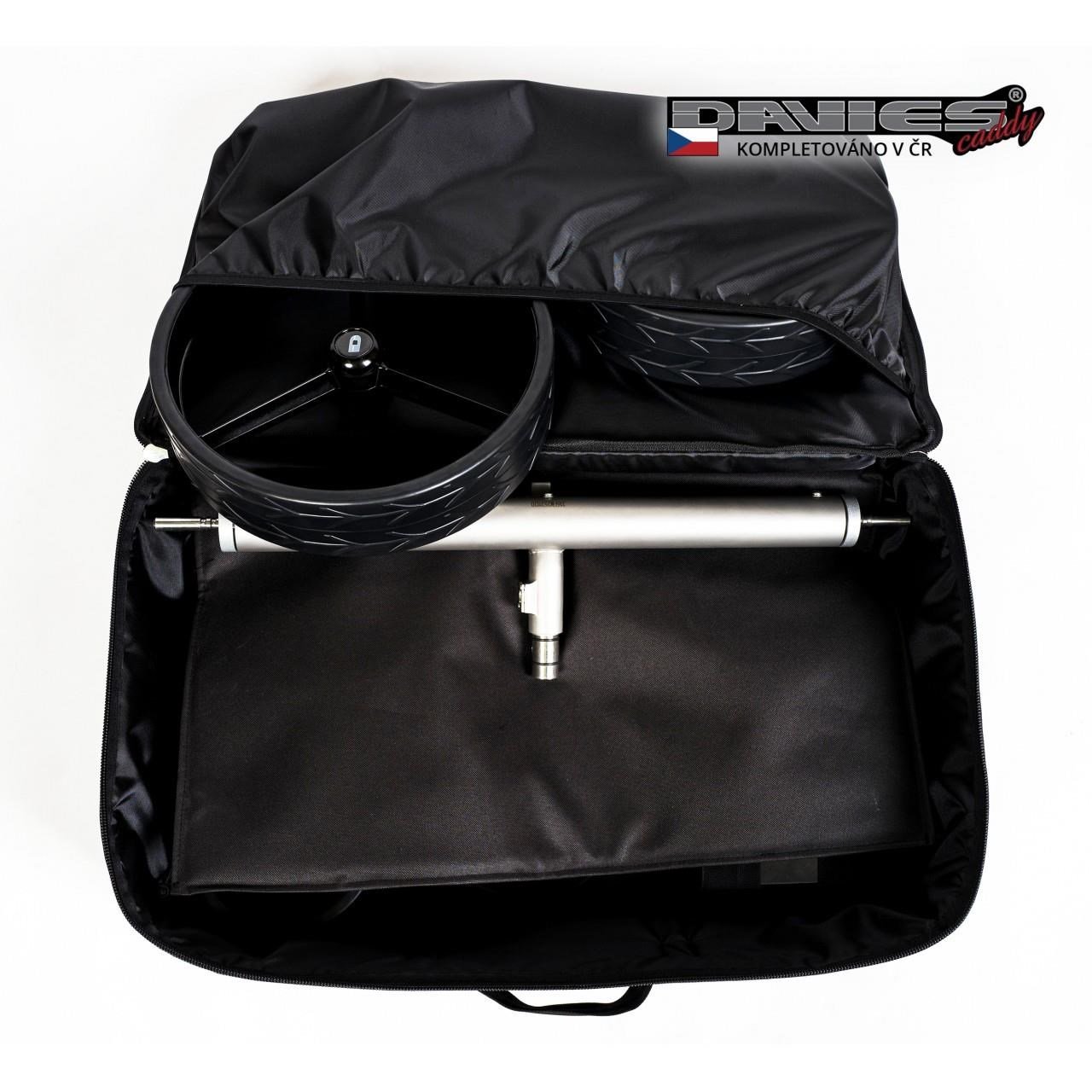 Davies Caddy Premium reistas (met accuvak), zwart