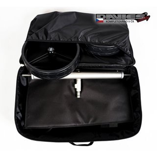 Davies Caddy Premium reistas (met accuvak), zwart