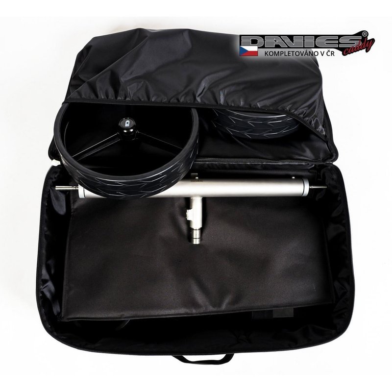 Davies Caddy Premium reistas (met accuvak), zwart