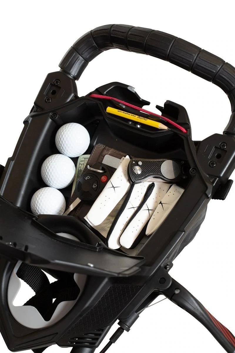 Bag Boy Nitron Auto-Open handtrolley, zilver/zwart