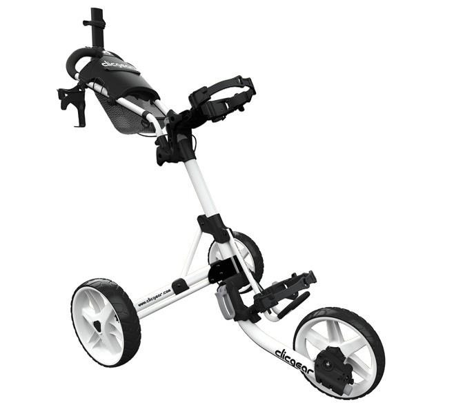 Clicgear M4 manuele trolley, mat wit