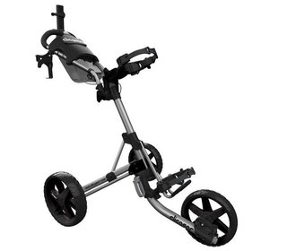 Clicgear M4 manuele trolley, mat zilver
