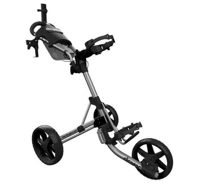 Clicgear M4 manuele trolley, mat zilver