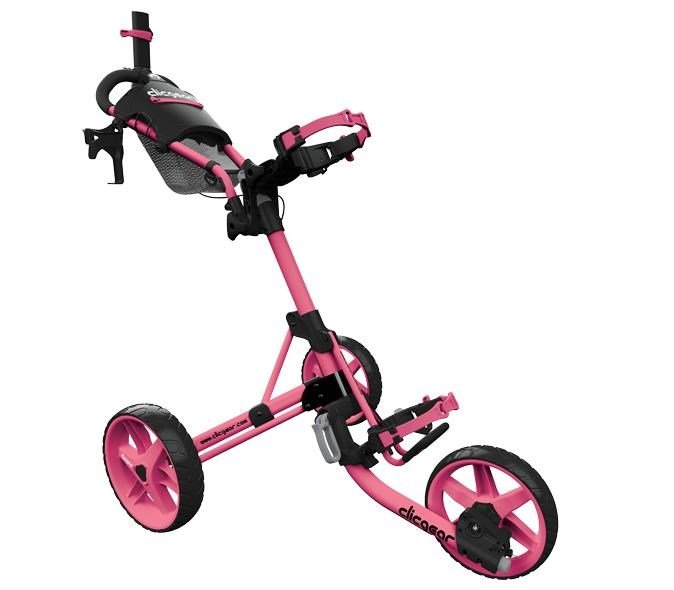 Clicgear M4 manuele trolley, soft pink