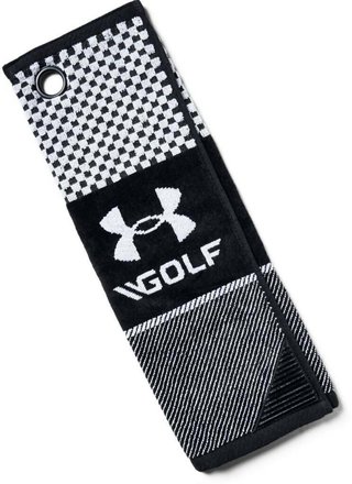 Under Armour Under Armour Bag golf handdoek, zwart/wit