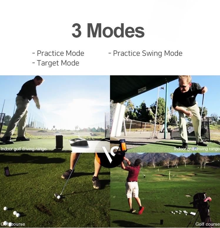 Voice Caddie Swing Caddie Launch Monitor SC200+ zwart