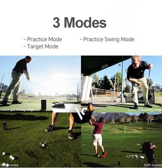 Voice Caddie Swing Caddie Launch Monitor SC200+ zwart