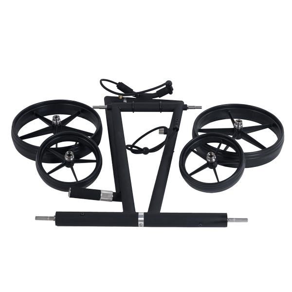 Big Max e-LITE 4 elektrische trolley, zwart
