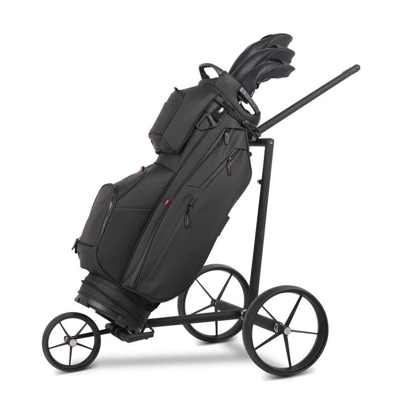 Big Max e-LITE 3 PHANTOM elektrische golftrolley, zwart + accu, lader