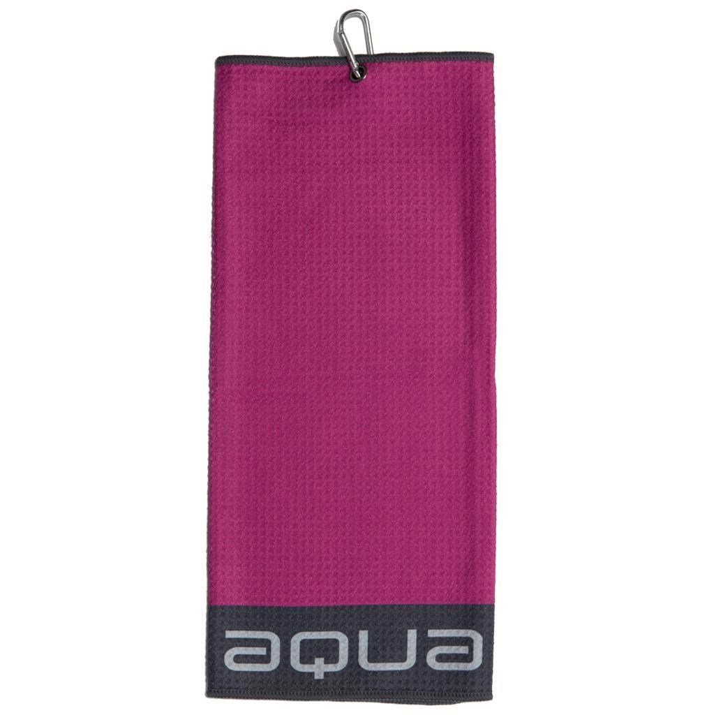 Big Max Aqua Trifold handdoek, fuchsia/houtskool