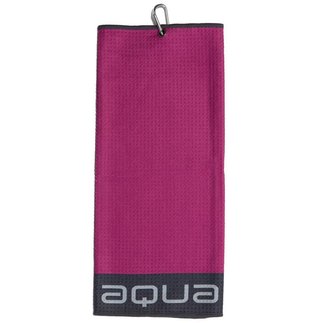 Big Max Aqua Trifold handdoek, fuchsia/houtskool