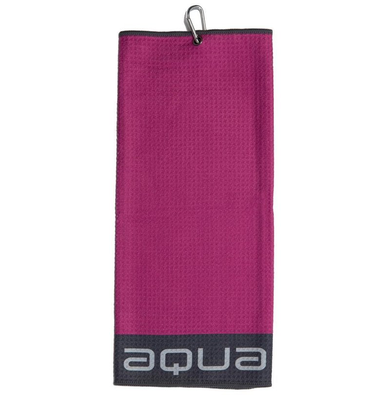 Big Max Aqua Trifold handdoek, fuchsia/houtskool