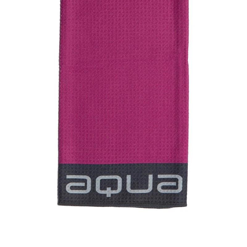 Big Max Aqua Trifold handdoek, fuchsia/houtskool