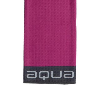 Big Max Aqua Trifold handdoek, fuchsia/houtskool