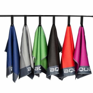 Big Max Aqua Trifold handdoek, fuchsia/houtskool