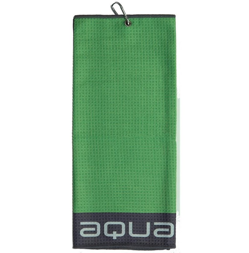 Big Max Aqua Trifold handdoek, limoen/houtskool