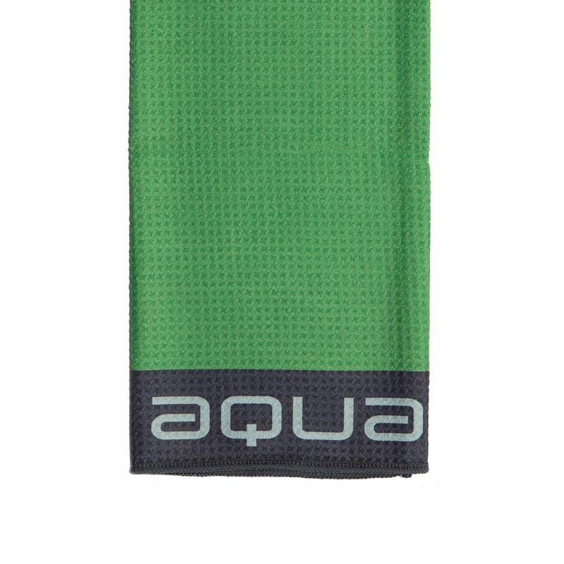 Big Max Aqua Trifold handdoek, limoen/houtskool