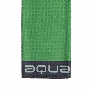 Big Max Aqua Trifold handdoek, limoen/houtskool