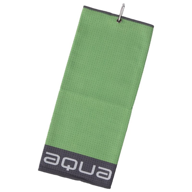 Big Max Aqua Trifold handdoek, limoen/houtskool