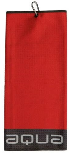 Big Max Aqua Trifold handdoek, rood/houtskool