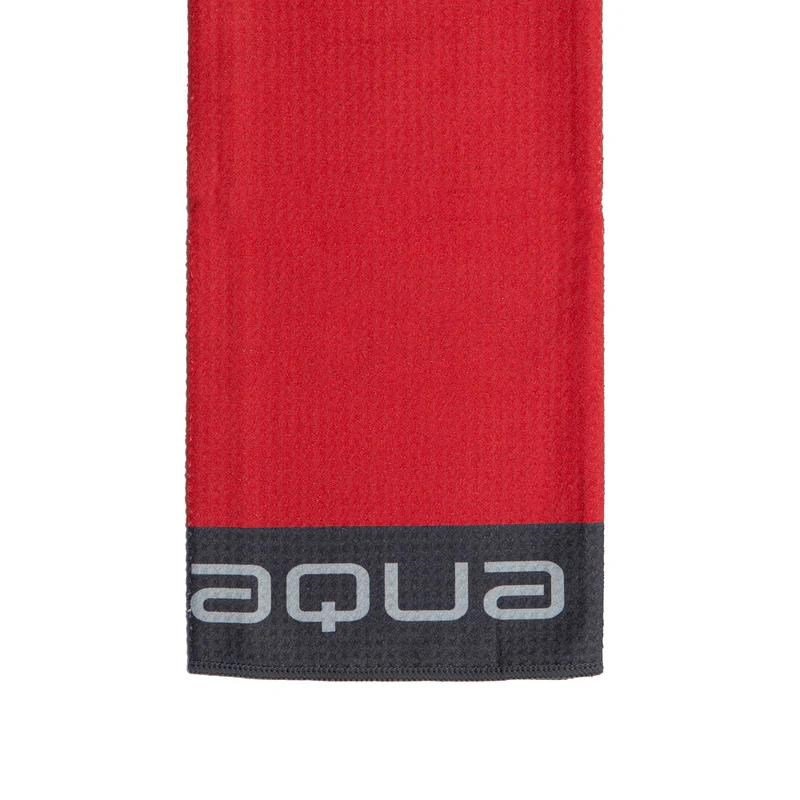 Big Max Aqua Trifold handdoek, rood/houtskool
