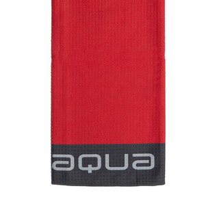Big Max Aqua Trifold handdoek, rood/houtskool