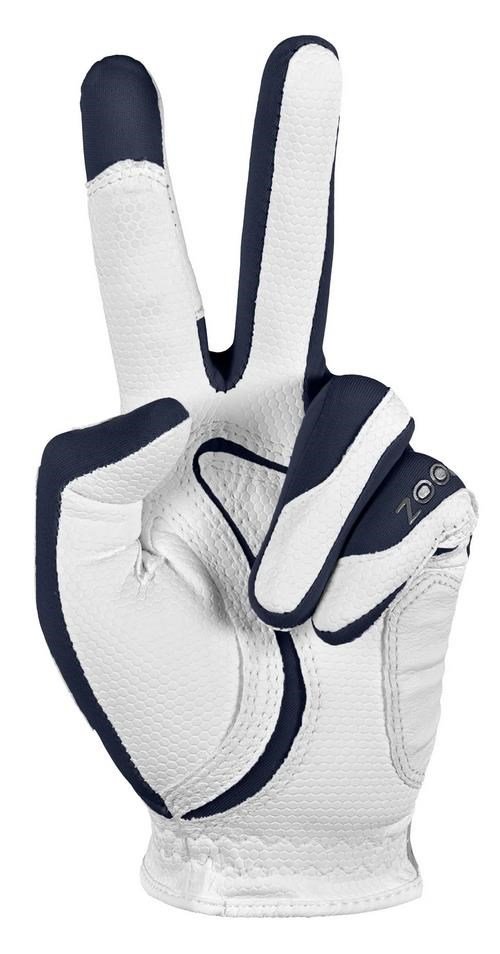 Zoom Zoom Weather heren golfhandschoen, wit/marine