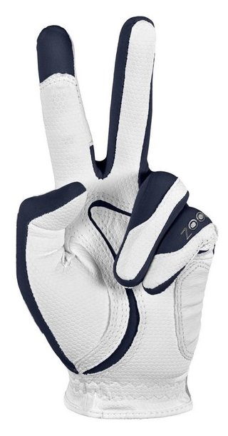 Zoom Zoom Weather heren golfhandschoen, wit/marine