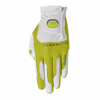 Zoom Zoom Weather heren golfhandschoen, wit/limoen