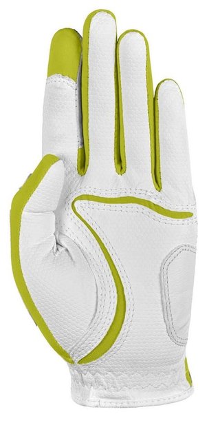 Zoom Zoom Weather heren golfhandschoen, wit/limoen