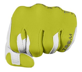 Zoom Zoom Weather heren golfhandschoen, wit/limoen