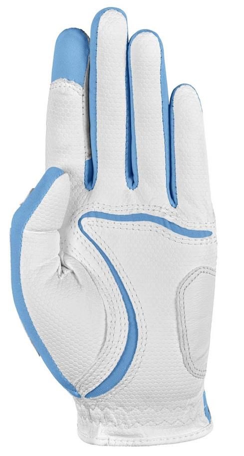 Zoom Zoom Weather dames golfhandschoen, wit/lichtblauw
