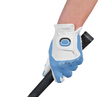 Zoom Zoom Weather dames golfhandschoen, wit/lichtblauw