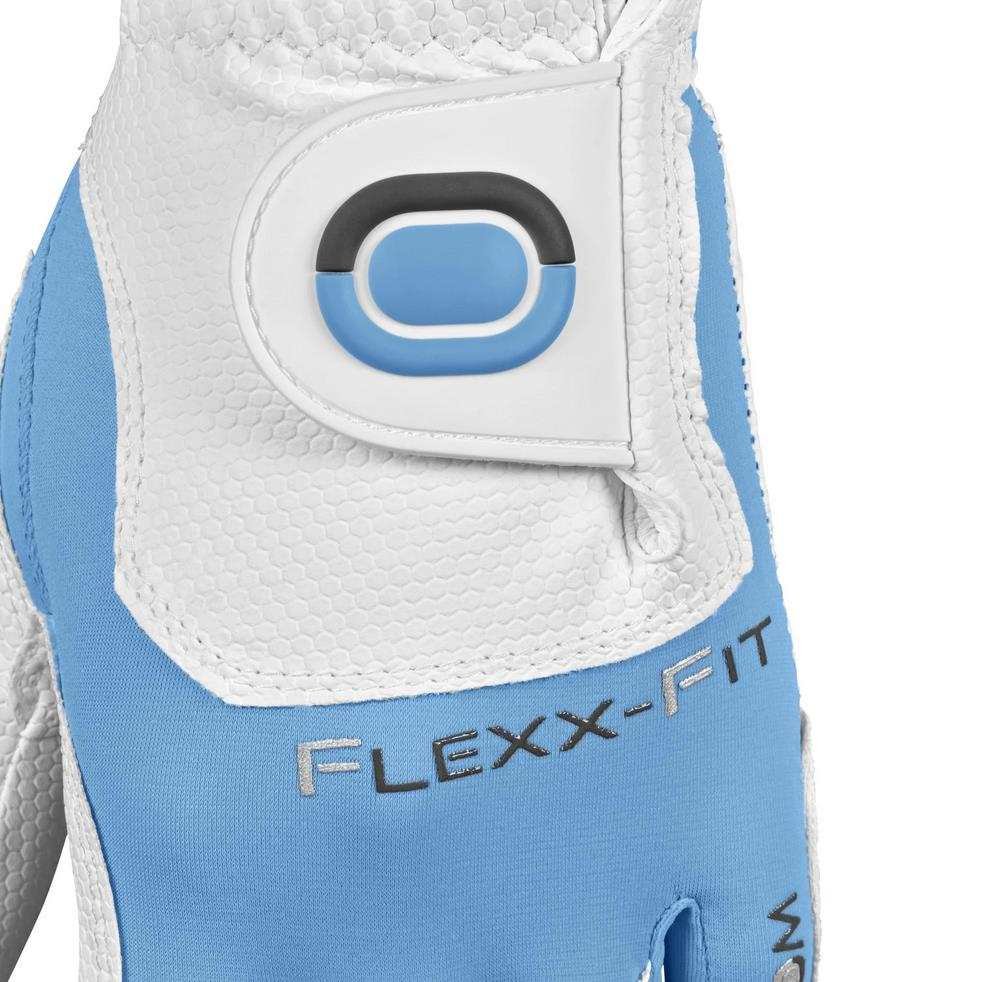 Zoom Zoom Weather dames golfhandschoen, wit/lichtblauw