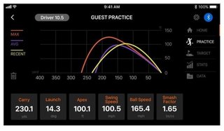 Voice Caddie Swing Caddie SC300 lanceermonitor