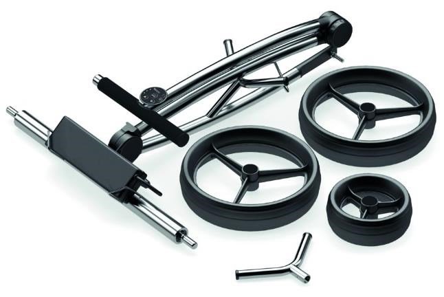 Big Max eQ Titan elektrische trolley, titanium