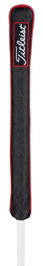 Titleist Jet Black Tour Alignment Stick Cover, zwart/rood