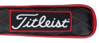 Titleist Jet Black Tour Alignment Stick Cover, zwart/rood