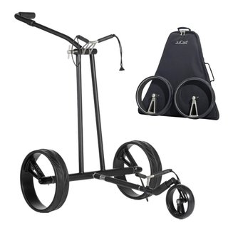 JuCad Phantom Titan black on black 2.0 elektrische trolley + draagtas
