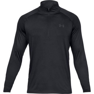 Under Armour Tech 2.0 1/2 Zip heren longsleeve shirt, zwart
