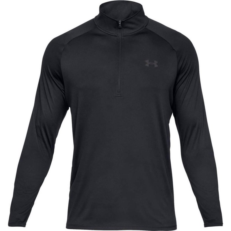 Under Armour Tech 2.0 1/2 Zip heren longsleeve shirt, zwart