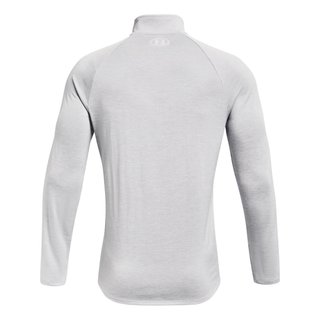 Under Armour Tech 2.0 1/2 Zip heren shirt met lange mouwen, lichtgrijs