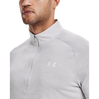 Under Armour Tech 2.0 1/2 Zip heren shirt met lange mouwen, lichtgrijs