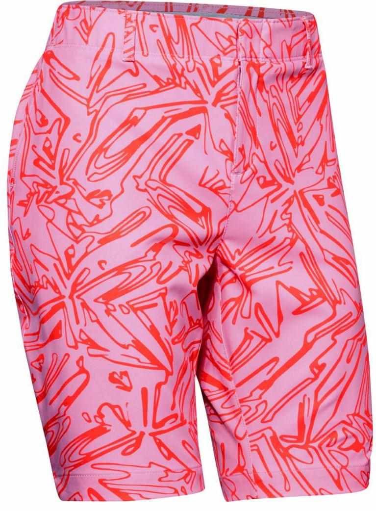 Under Armour Links Printed dames shorts, lipstick