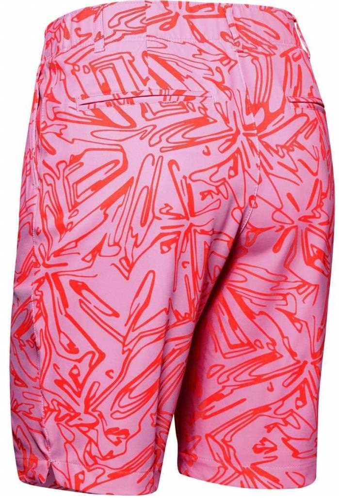 Under Armour Links Printed dames shorts, lipstick