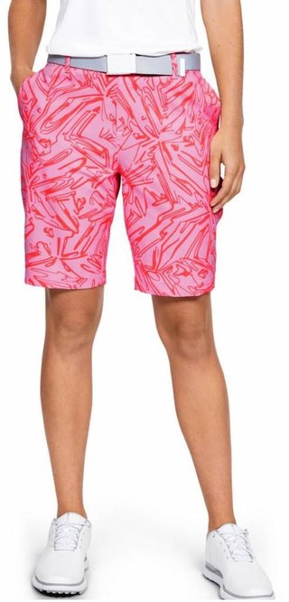 Under Armour Links Printed dames shorts, lipstick