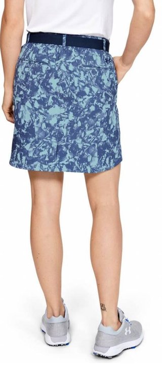Under Armour Links Woven Printed dames skort, blauw