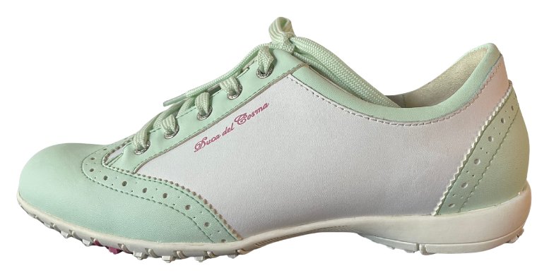 Duca Del Cosma Mila dames golfschoenen, wit/melkgroen